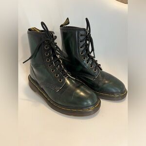 Green 1460 Doc Martens